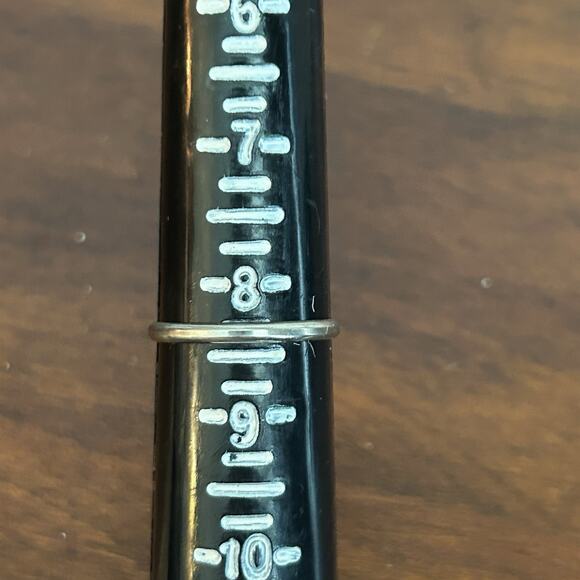 Lot Of 5 Vintage April Birthstone Rings Sizes 7 & 8.5 Silver And Gold Tone - Picture 14 of 16